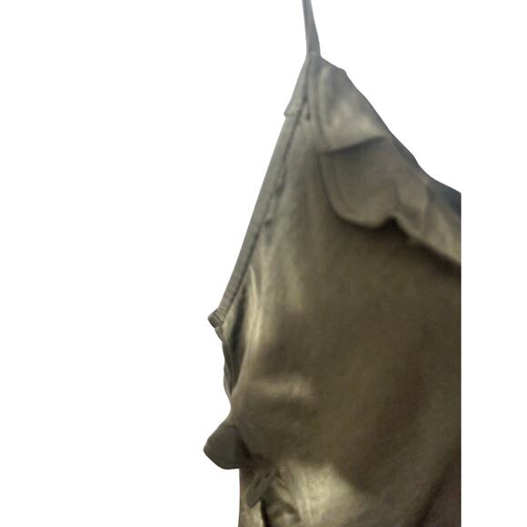 NWT Size Med Melrose & Market Olive Green Satin Cami - Picture 5 of 8